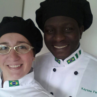 Chef Déia Morandi e Chef Kayzee Fashola